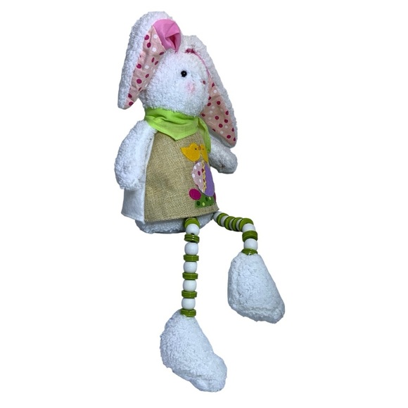 HomerBest Shelf Sitter Easter Bunny Home Decor Spring Rabbit Colorful Multicolor - Picture 4 of 16
